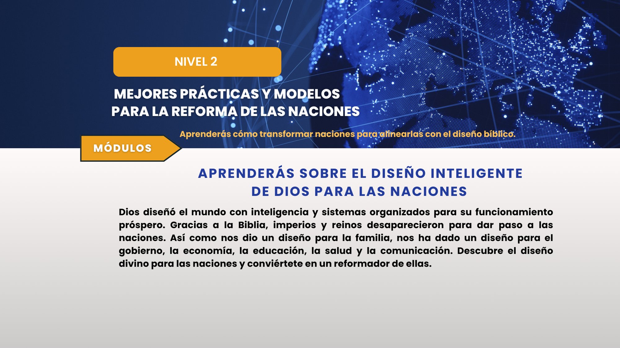 Nivel 2 mejores prácticas y modelos para la reforma de las naciones